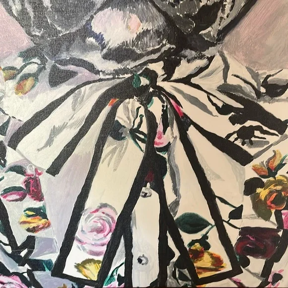 Gucci Frenchie Art Canvas 18 x 26 Like New - Picture 3 of 10